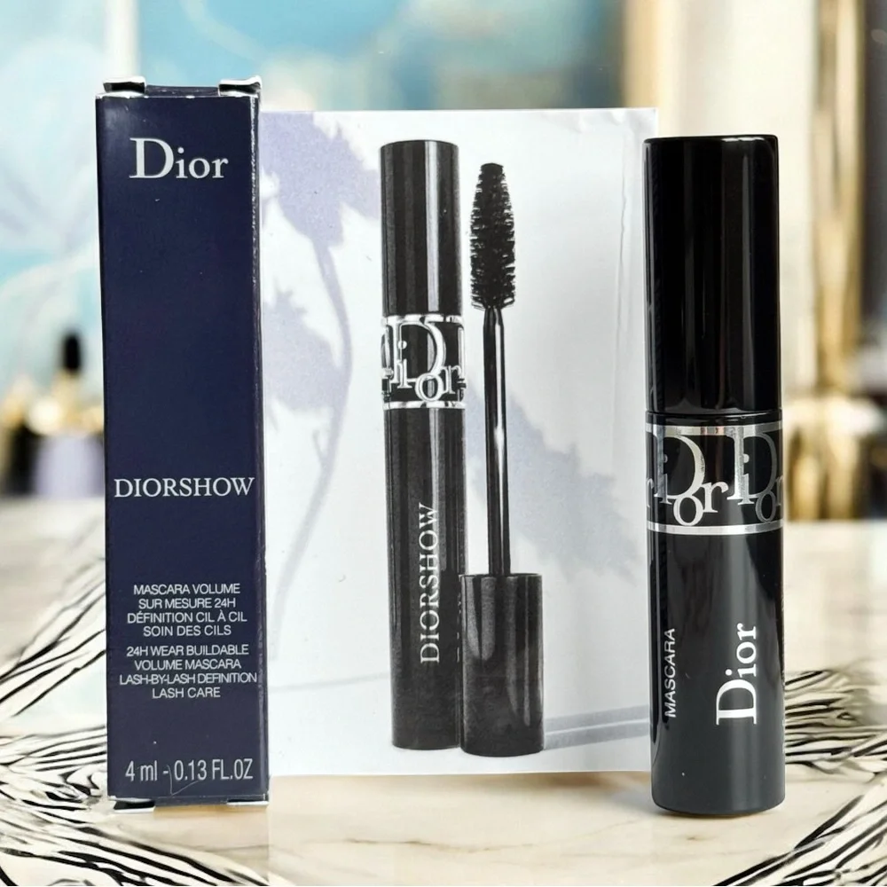 Christian Dior Diorshow Mini Mascara - New in Box 😍090 Noir/Black Travel Size
